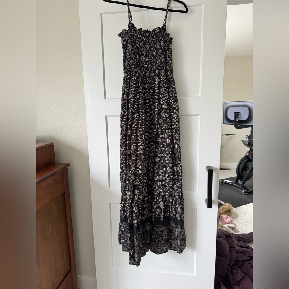 Michael Stars patterned cotton maxi sundress